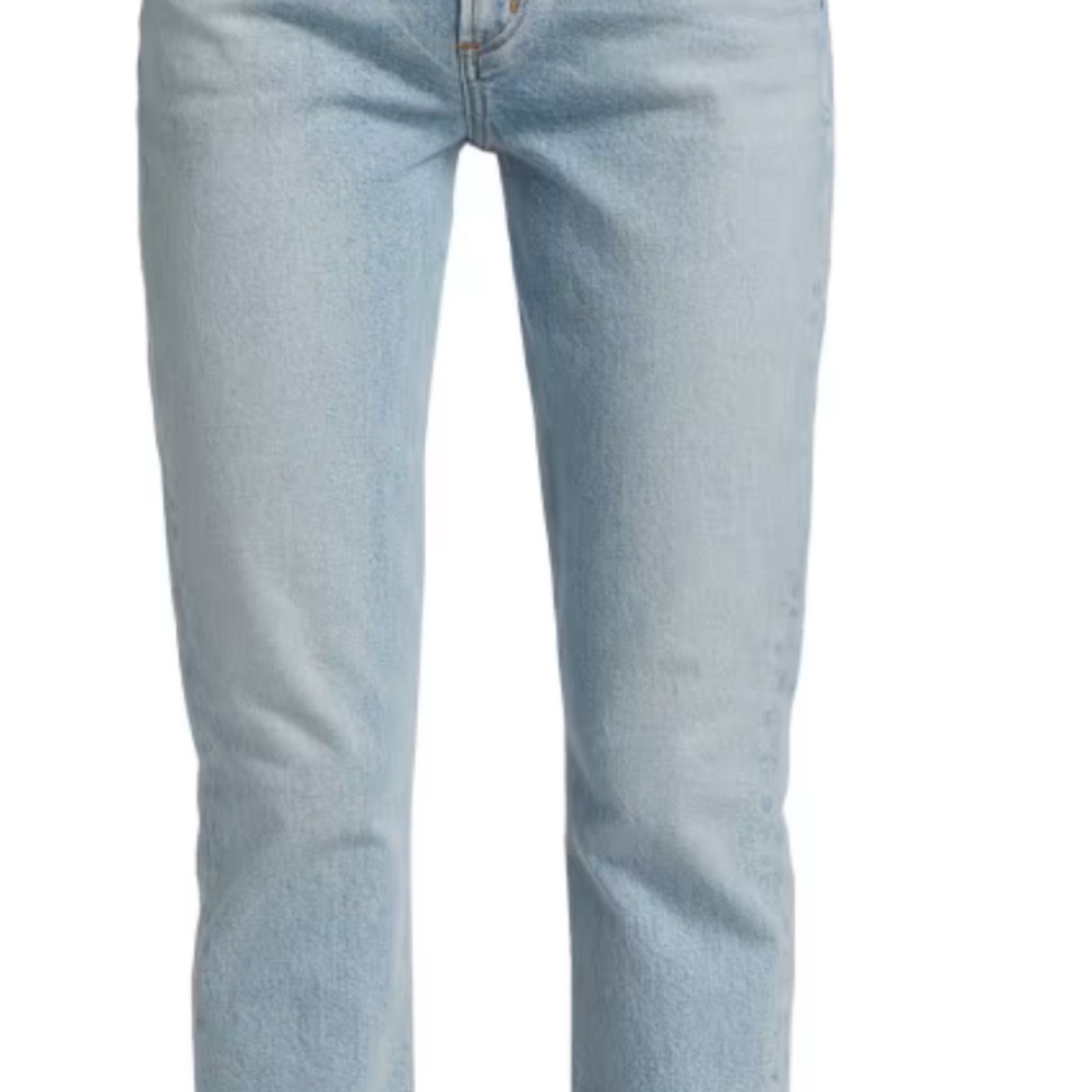 Agolde Merrel Mid-Rise Straight Leg Jeans - size 25